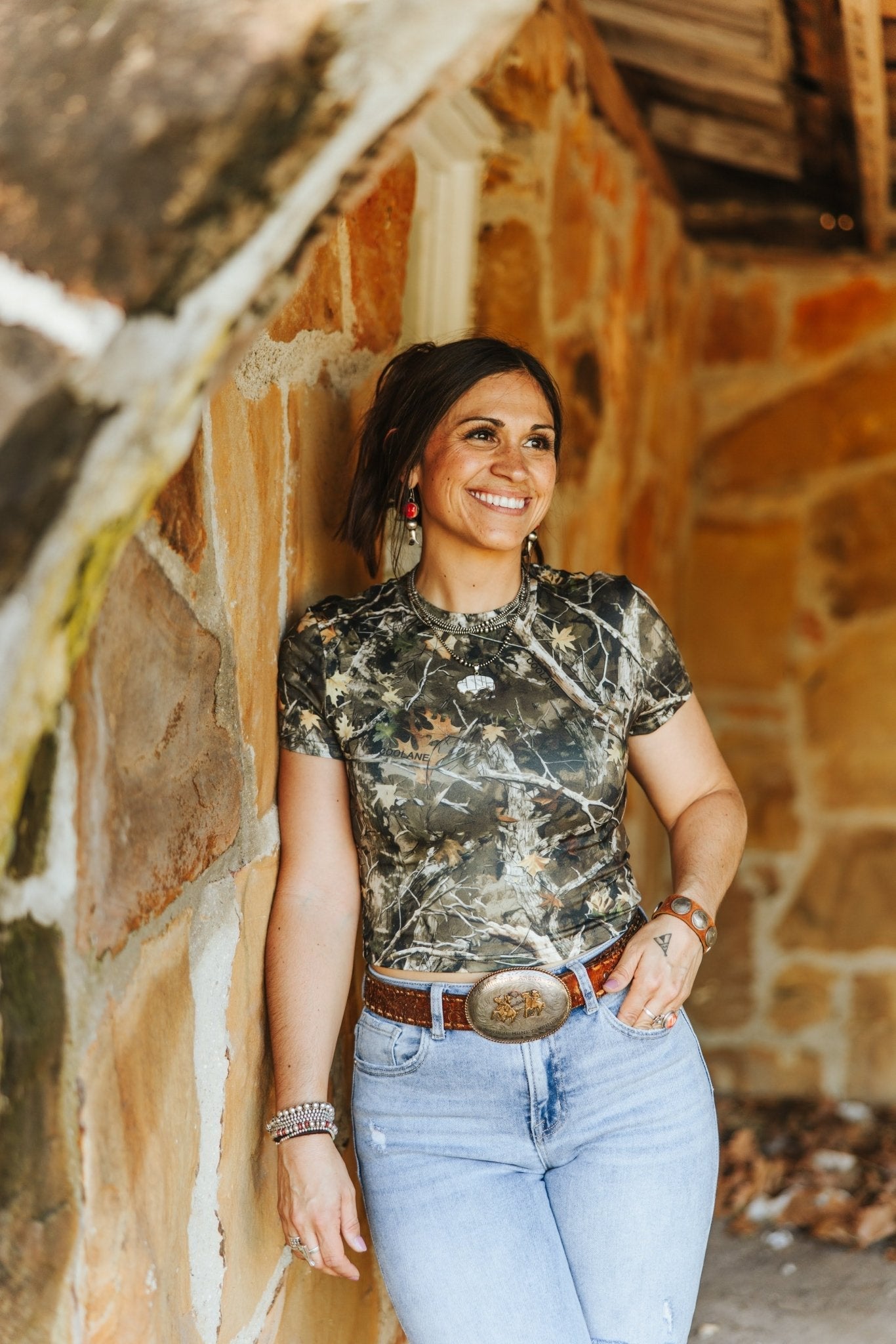 Tree Camo Crop Top