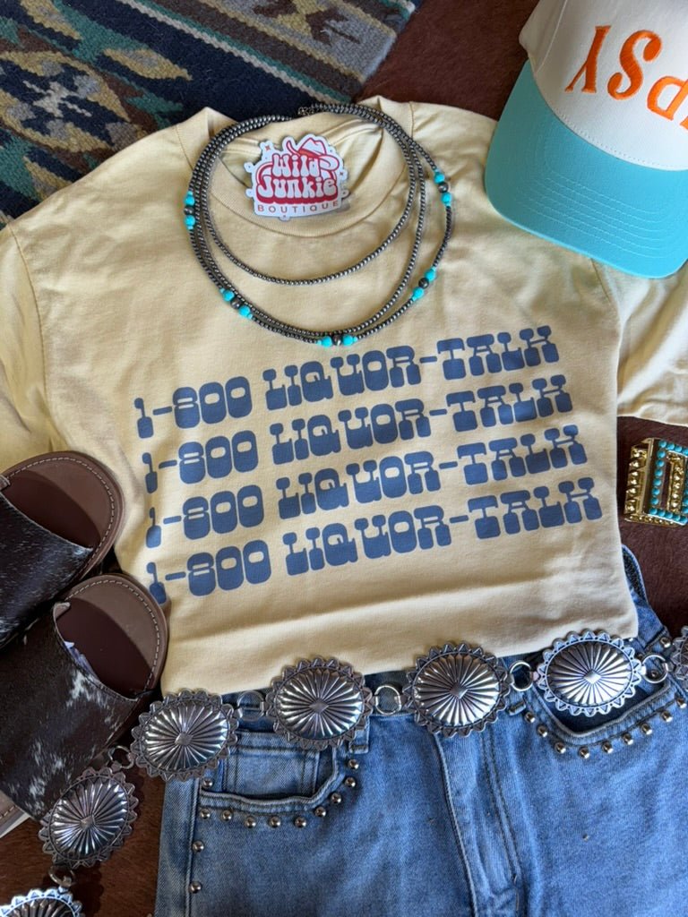 1-800-Liquour-Talk Graphic Tee
