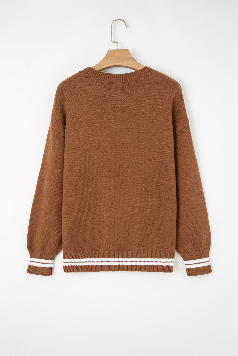 Coffee See You Cowboy Embroidered Western Graphic Sweater