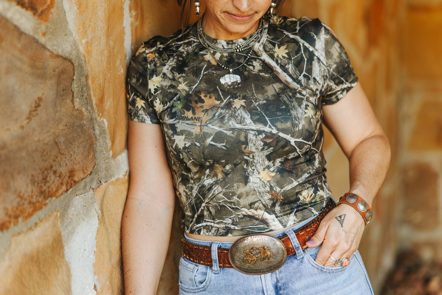 Tree Camo Crop Top